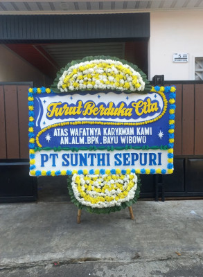 Papan Bunga Duka di Suranenggala